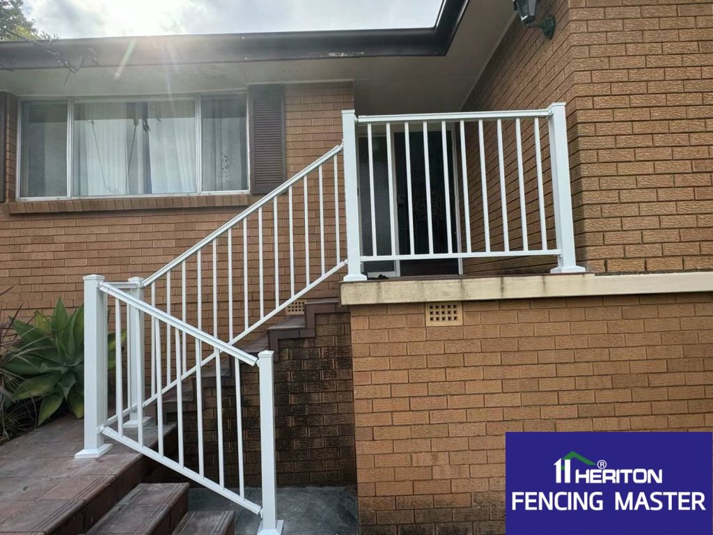 Aluminium Balustrade Fence 2400mm x 950mm Black