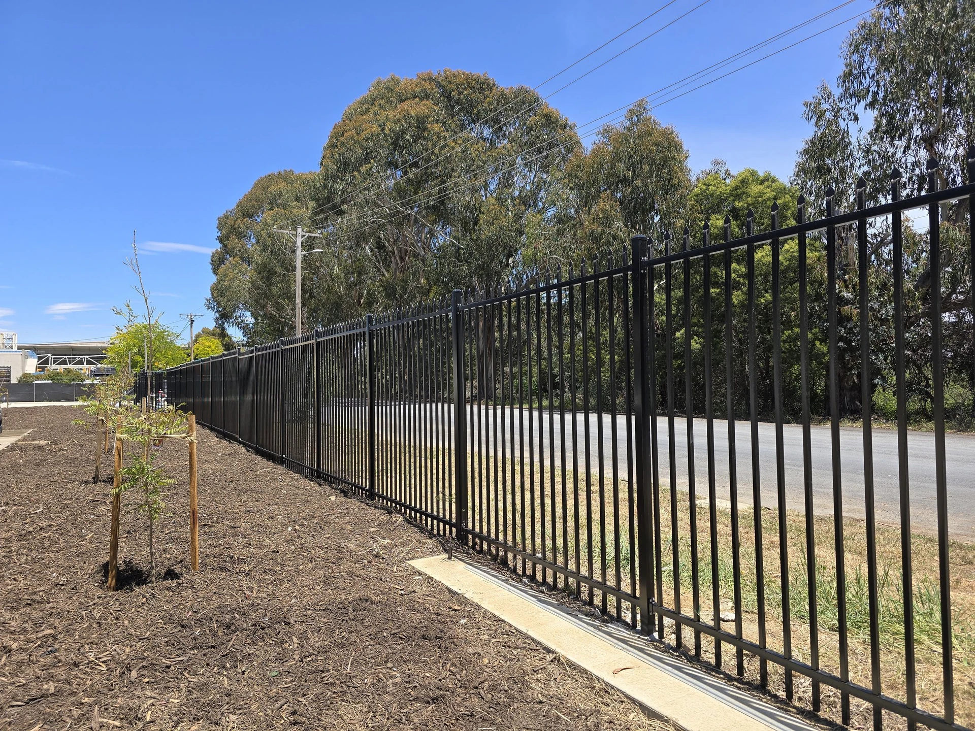 CSR Warehouse security fencing and gate project in Queanbeyan