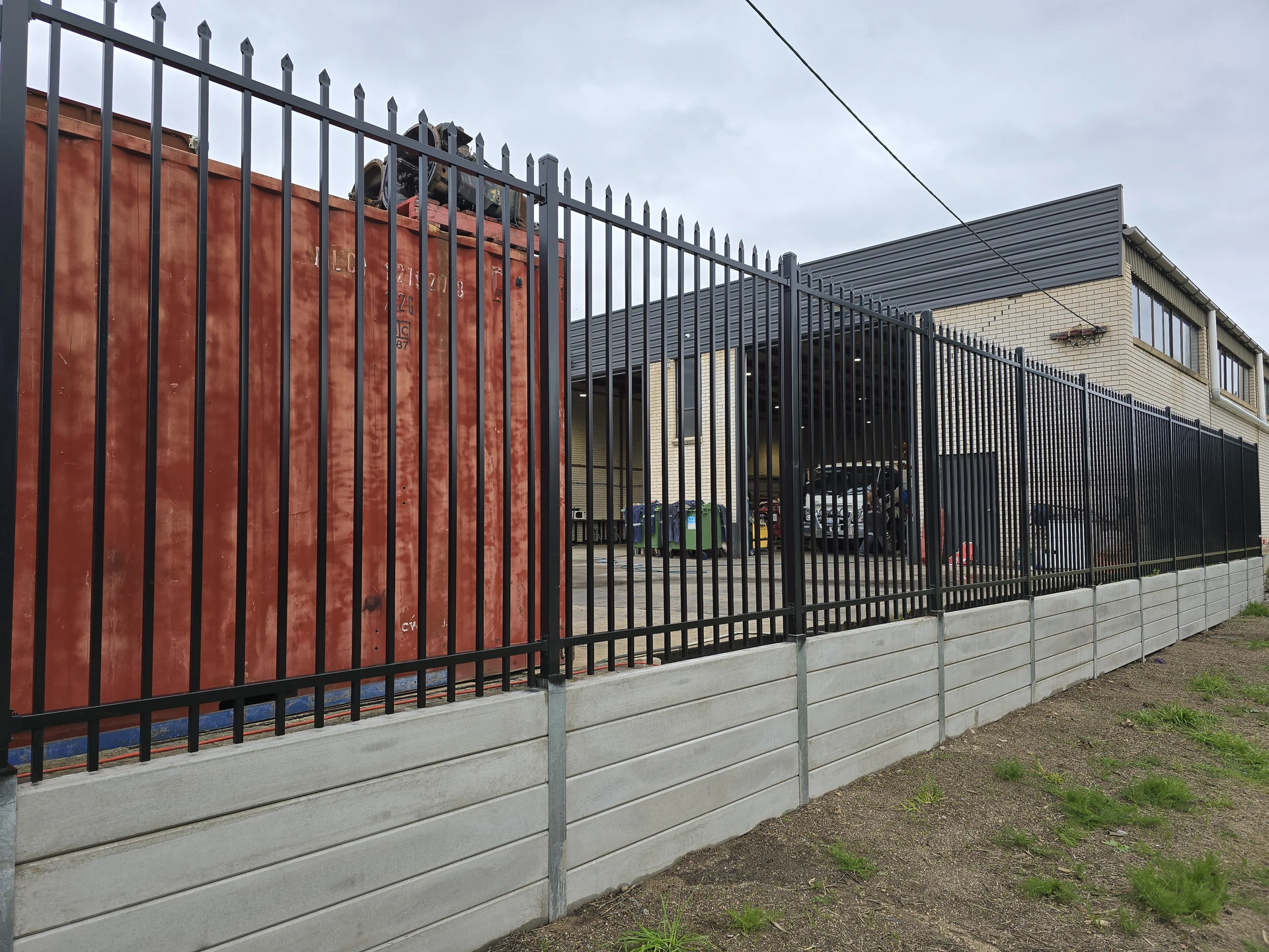 Warehouse fence Upgrade Commercial project in Queanbeyan NSW