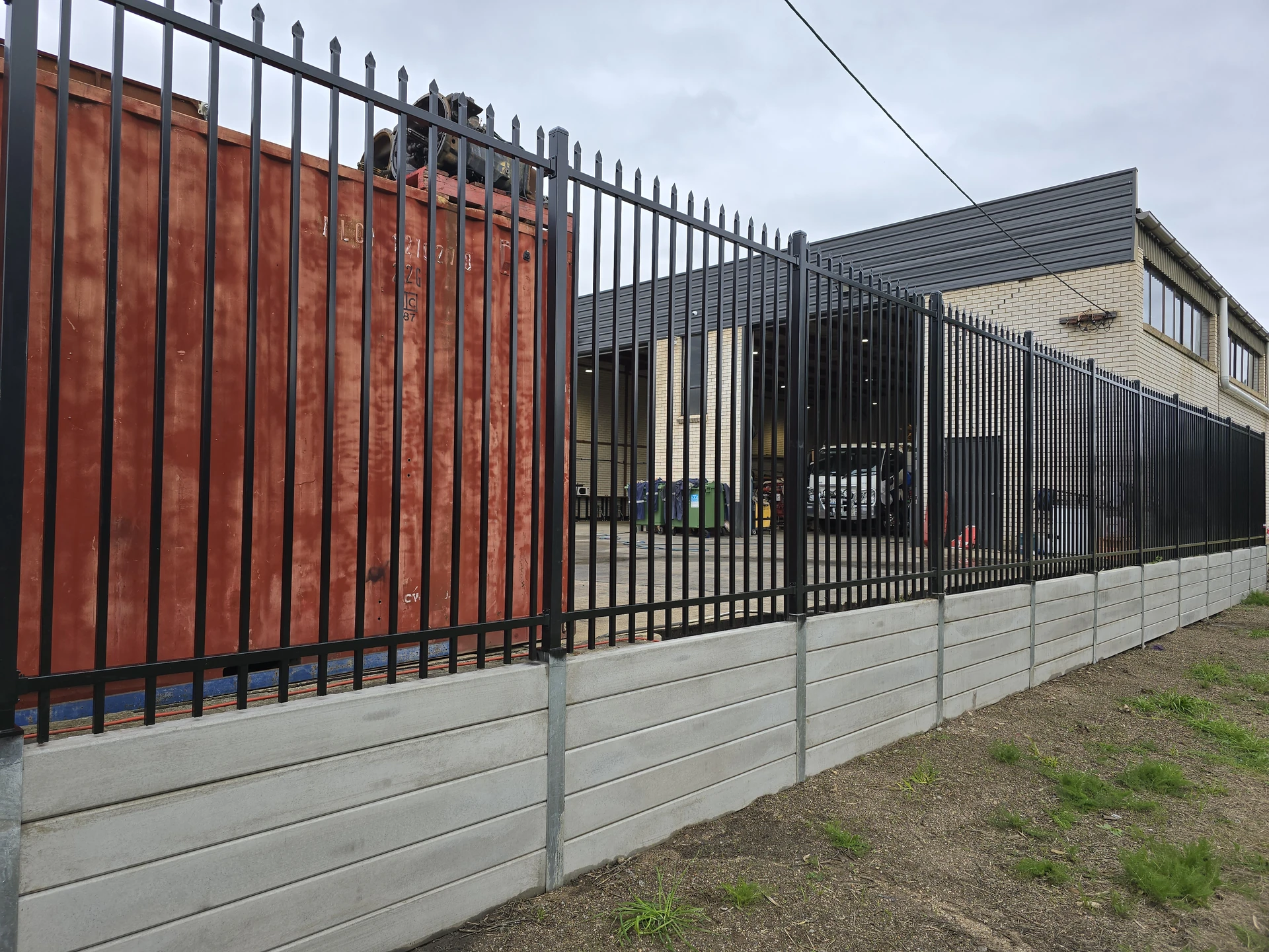 Warehouse fence Upgrade Commercial project in Queanbeyan NSW