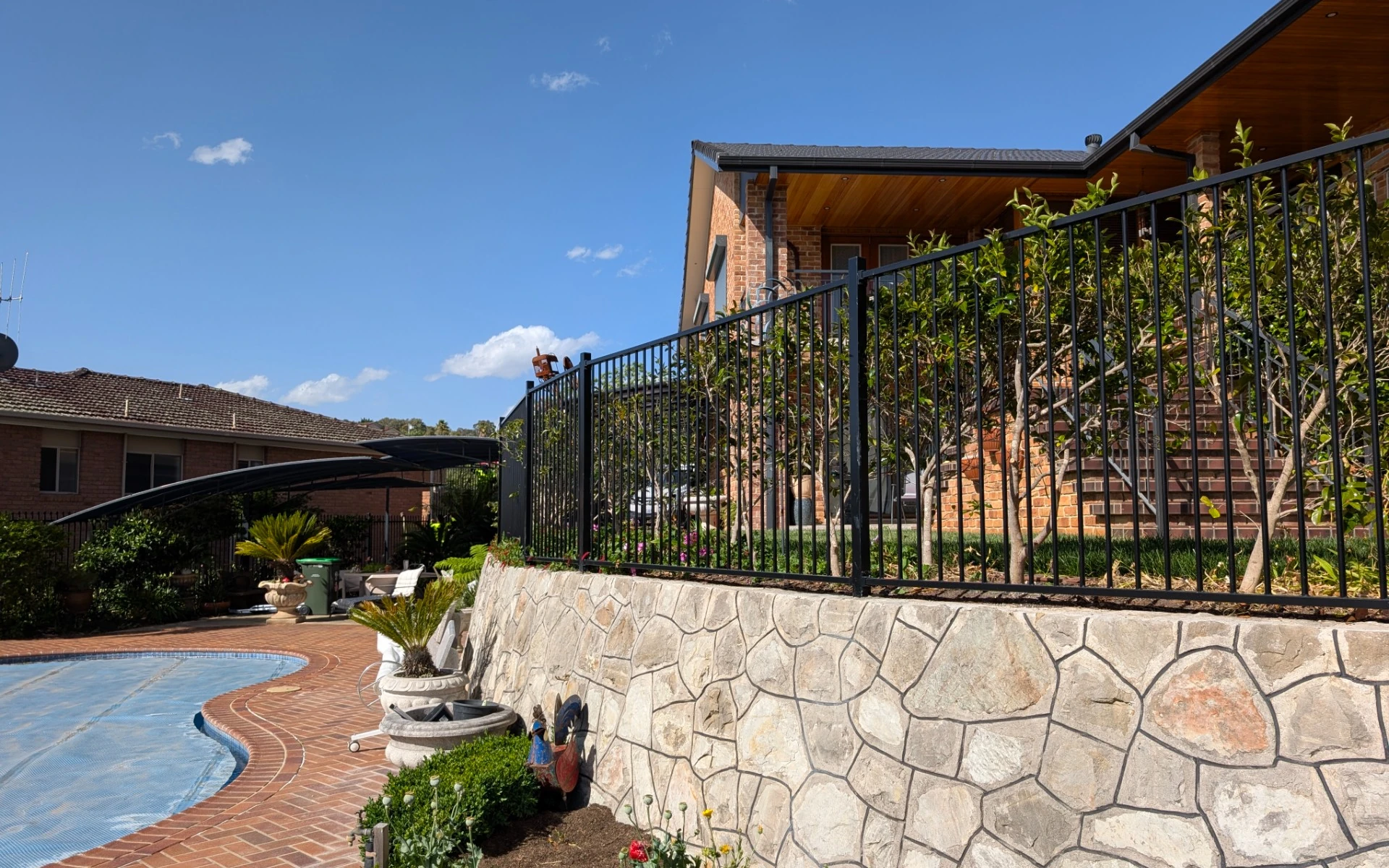 Residential Flat Top Fence Canberra project record in O'Malley ACT