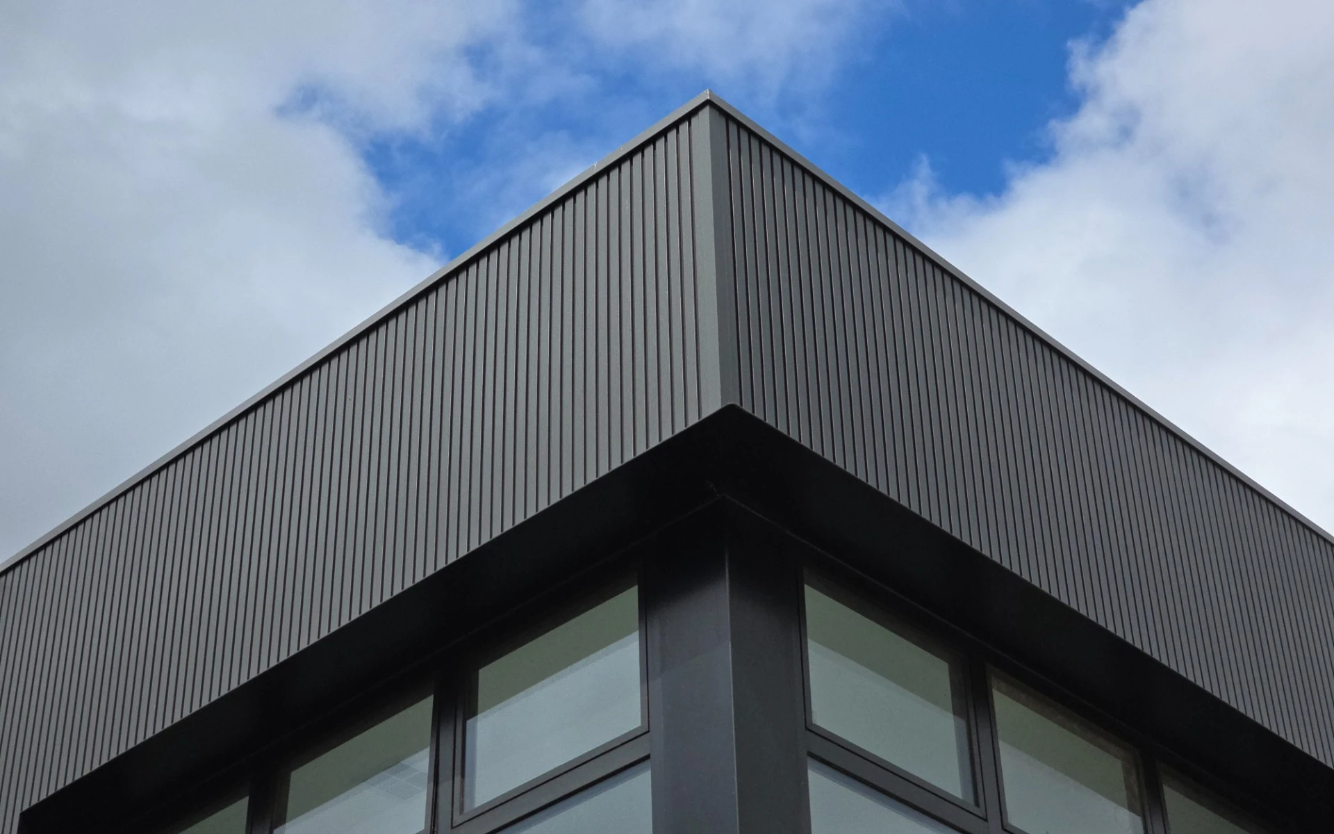 Aluminium Cladding Black Canberra project record in Dickson ACT