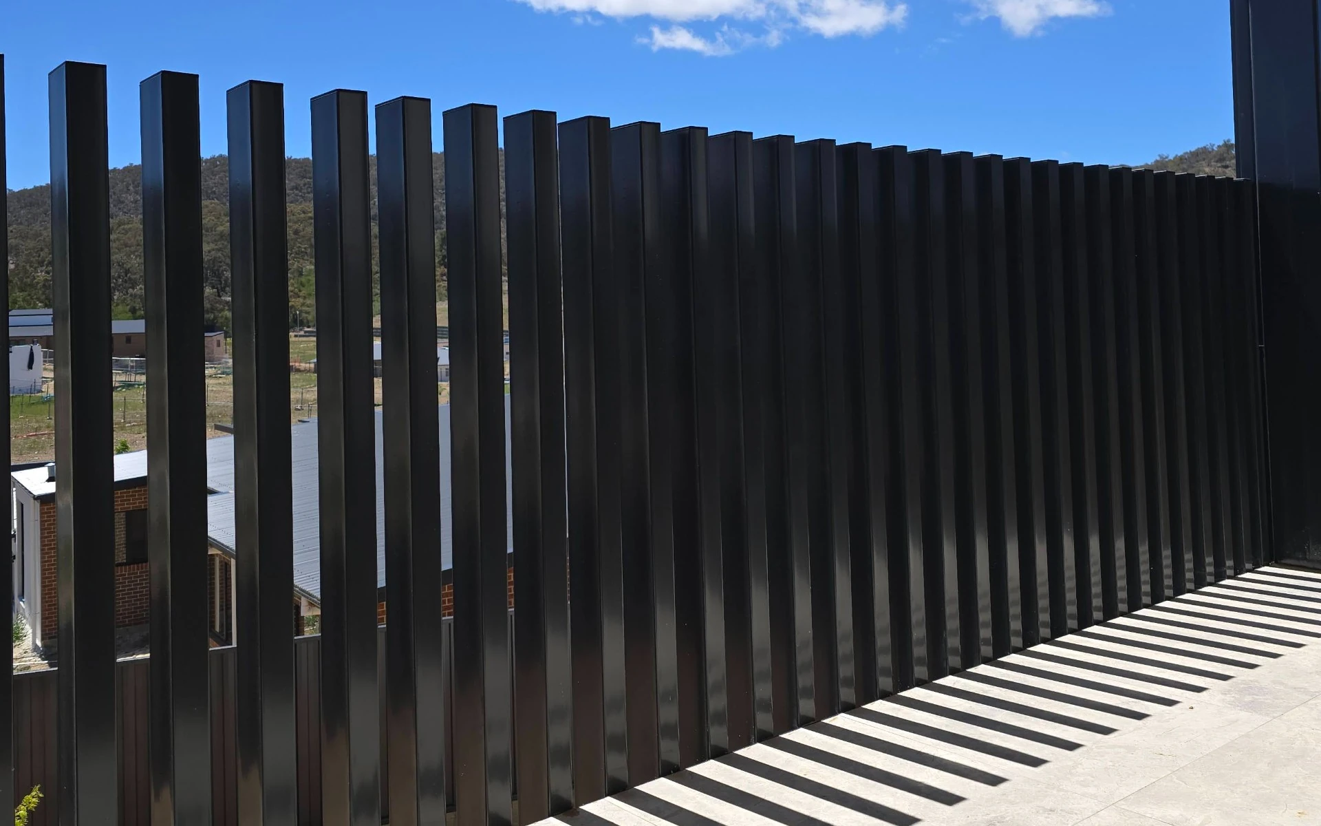 Residential Frameless Batten Screen Canberra project record in Greenleigh NSW