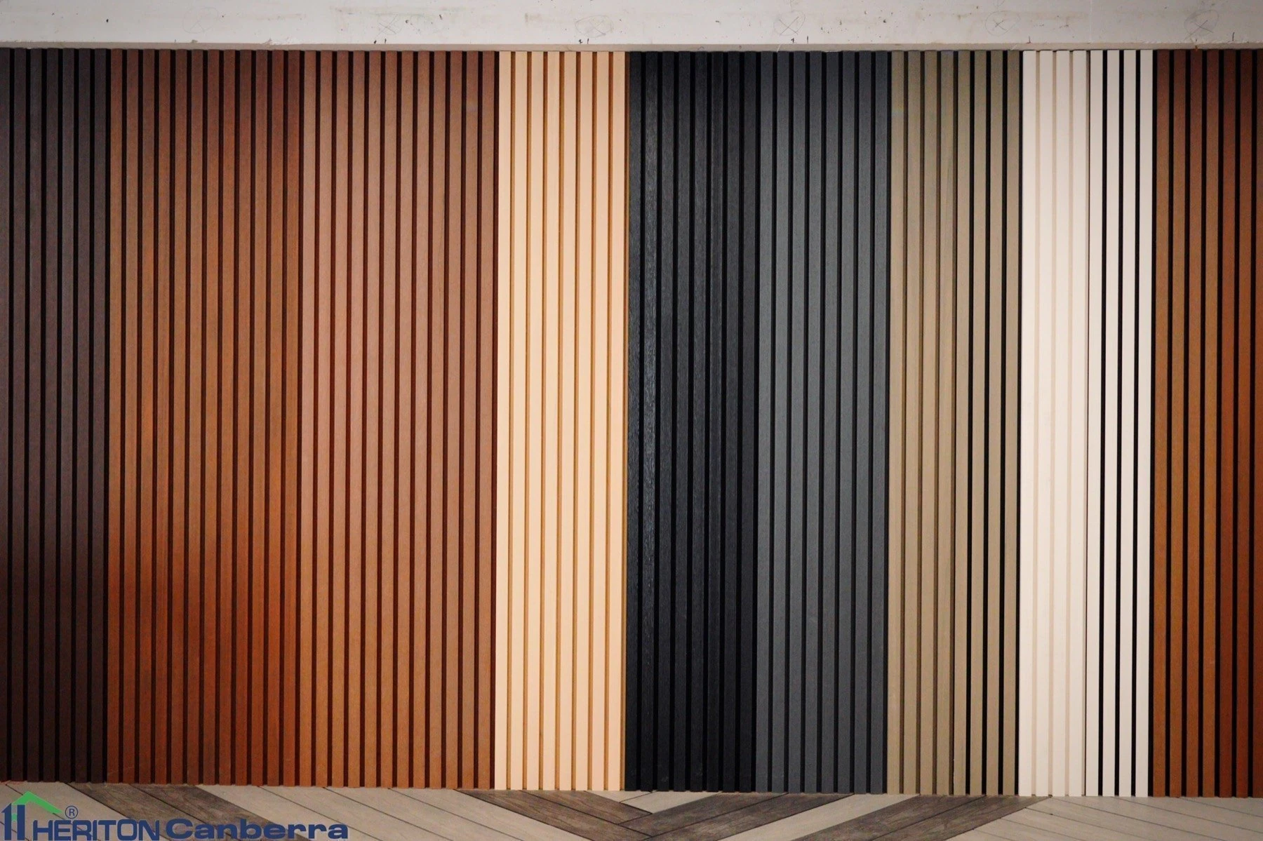 WPC cladding boards for exterior feature walls