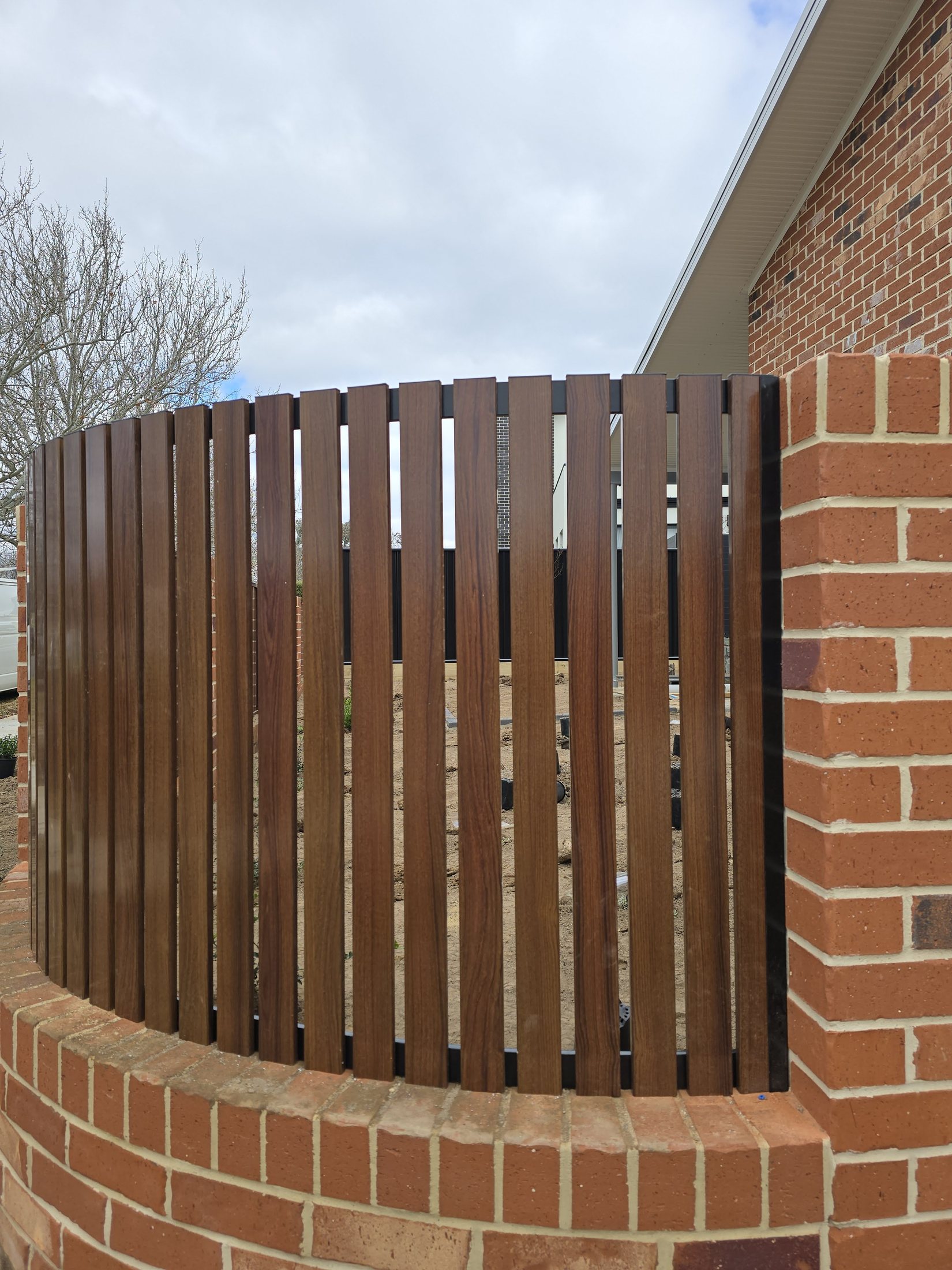 ACT Housing blade fencing project in Canberra