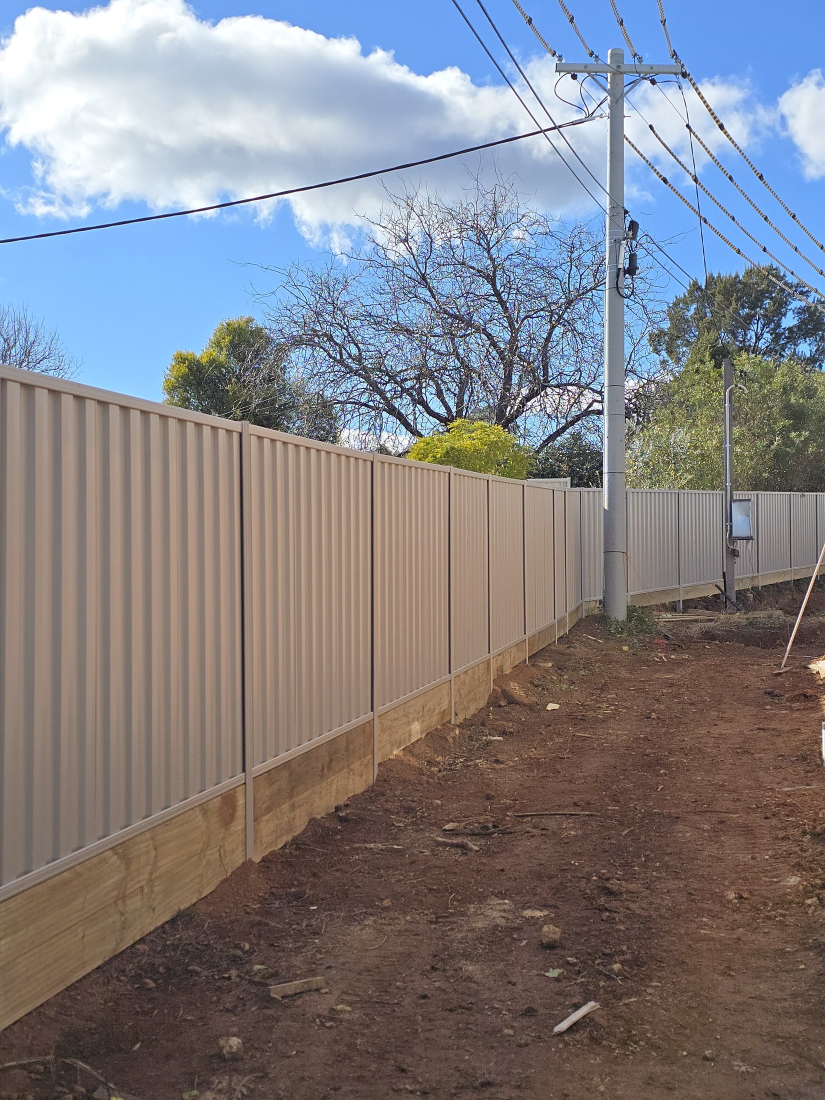ACT Housing privacy screen project in Canberra