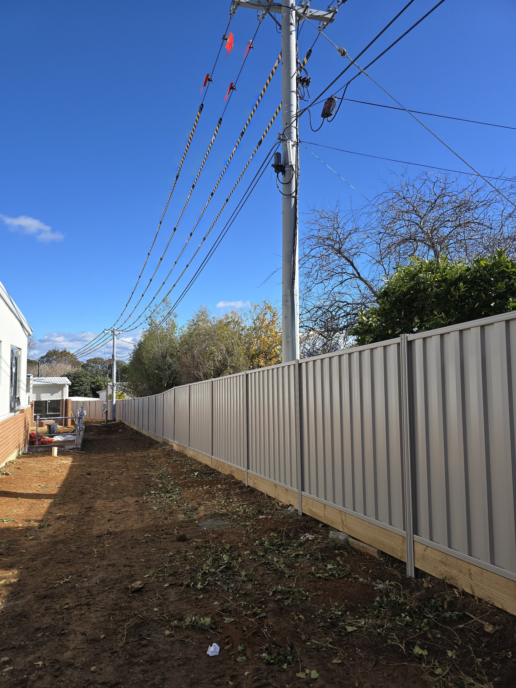 ACT Housing privacy screen project in Canberra