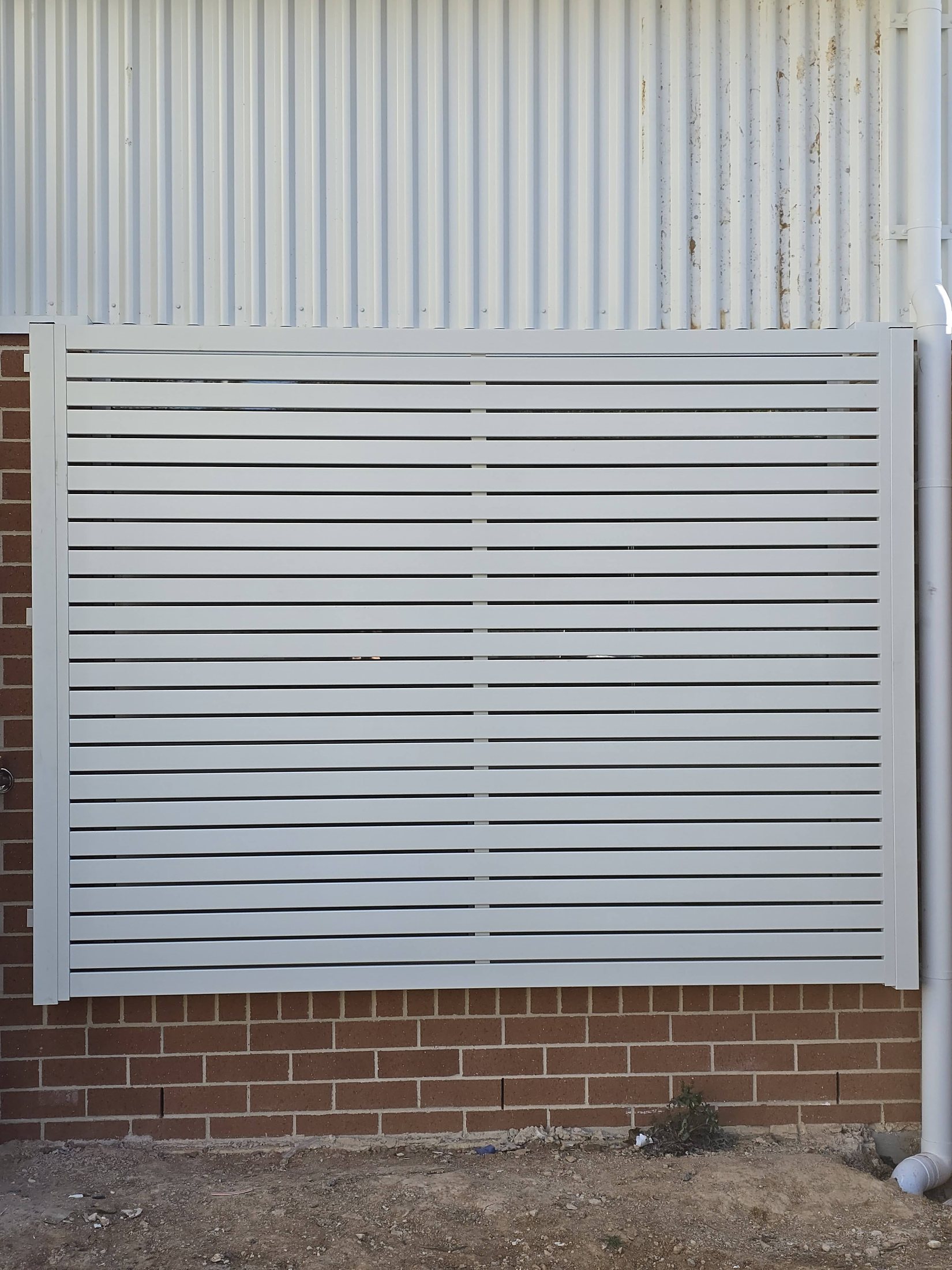 ACT Housing privacy screen project in Canberra