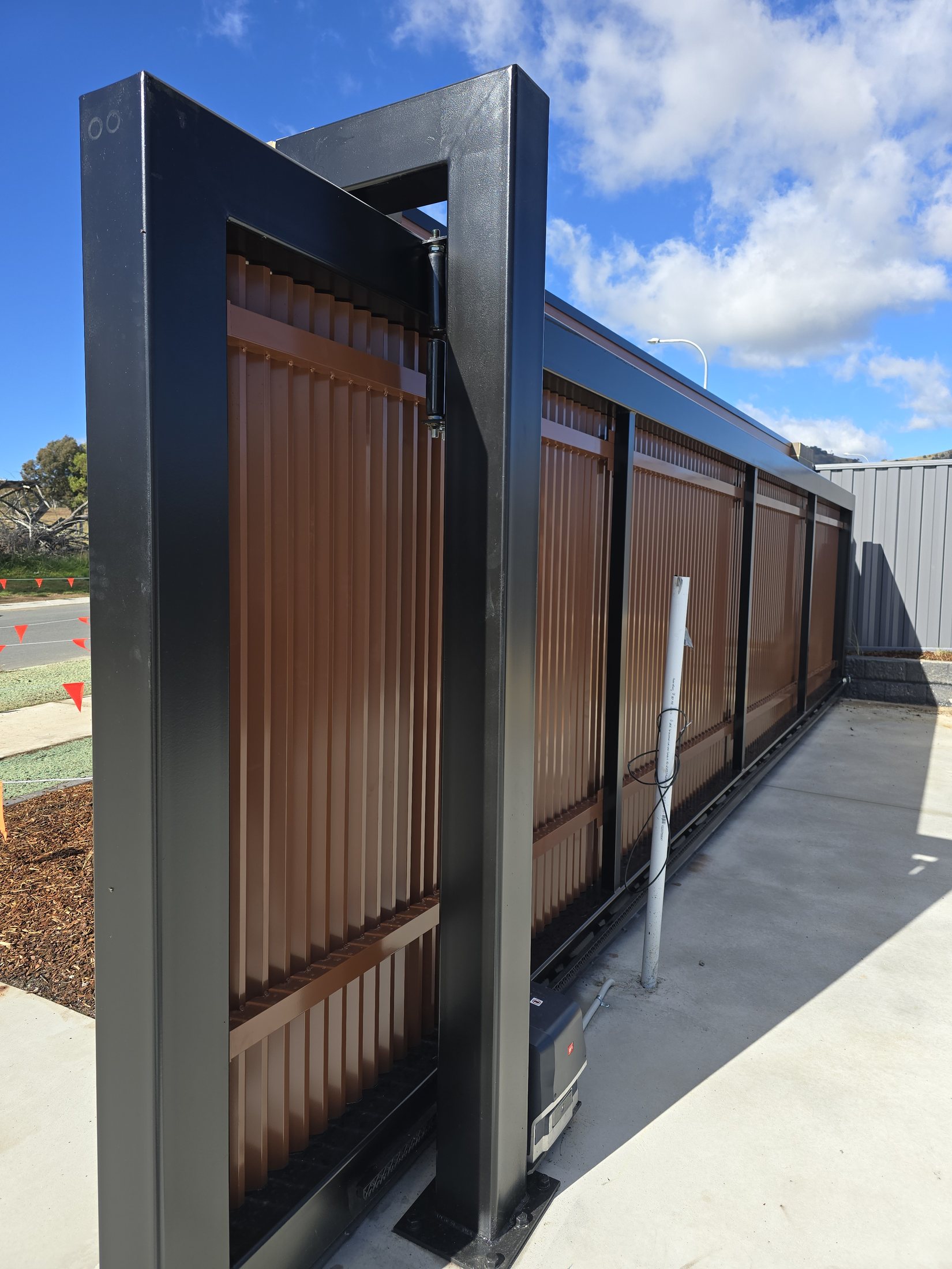 Core Cluster builder fencing and access gate project near Canberra