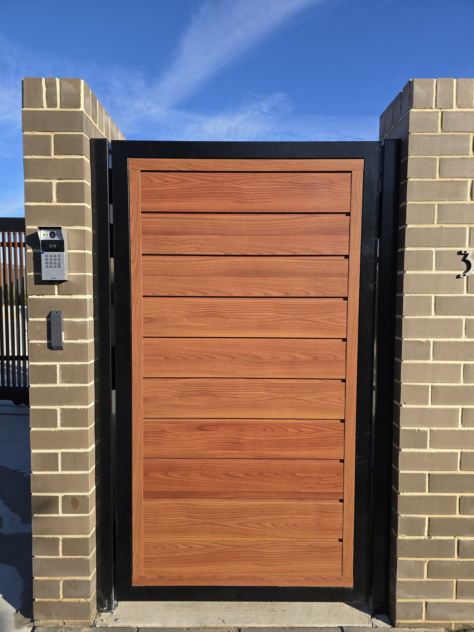 Core Cluster builder fencing and access gate project near Canberra