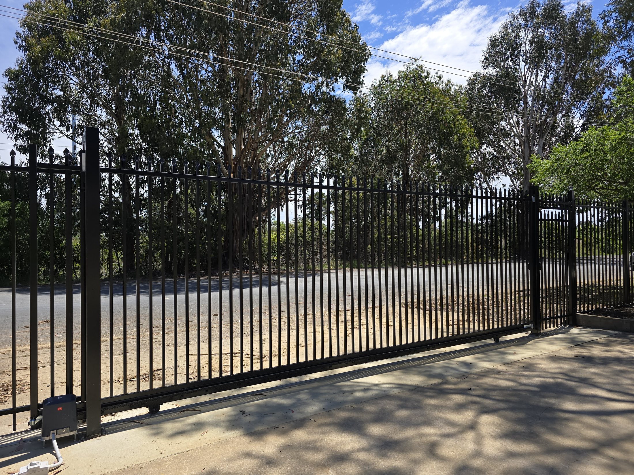 CSR Warehouse security fencing and gate project in Queanbeyan