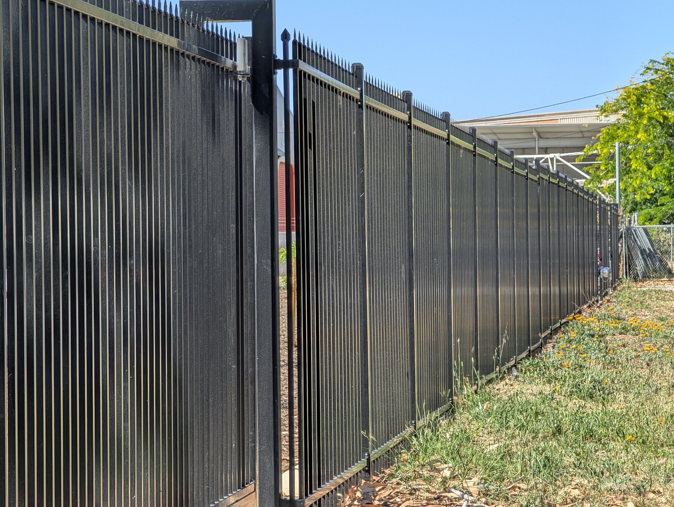 CSR Warehouse security fencing and gate project in Queanbeyan
