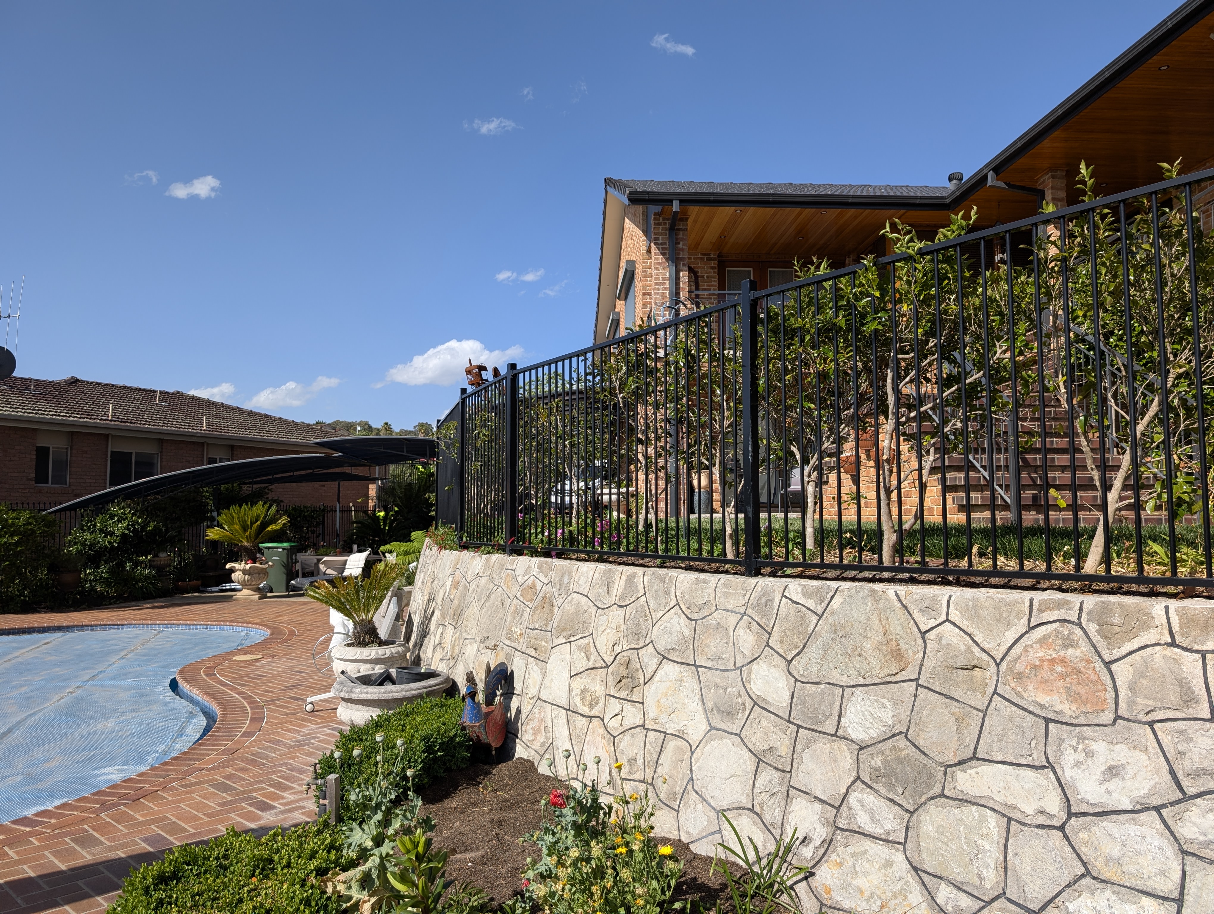 Residential Flat Top Fence Canberra project record in O'Malley ACT